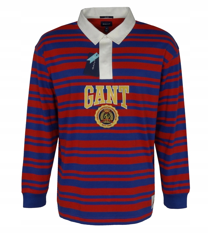 Gant pánská polokošile s dlouhým rukávem, proužky, oversize, M