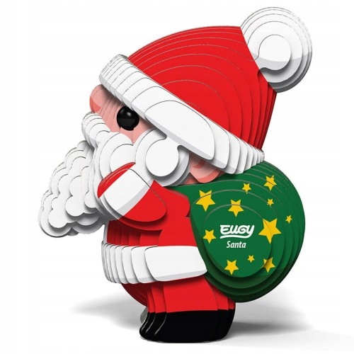 

Eugy Eko Układanka Kartonowa 3D Święty Mikołaj 6+