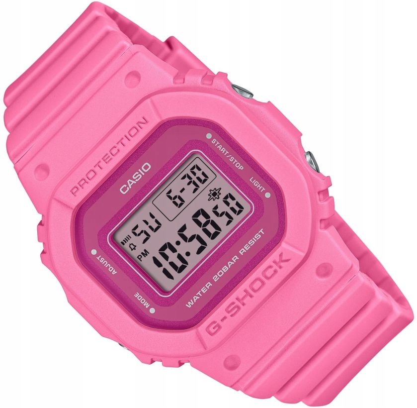 Sportovní, Módní Dámské Hodinky G-shock GMD-S5610PP-4ER Růžové, Vodotěsné