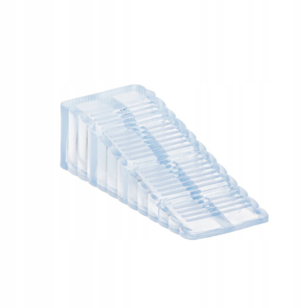 Klin stoper silikonowy odbojnik blokada do drzwi transparentna Kolor przezroczysty