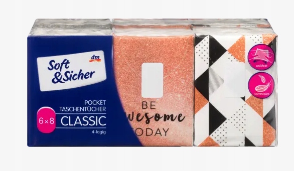 Chusteczki higieniczne 4-warst 48szt NIEMCY