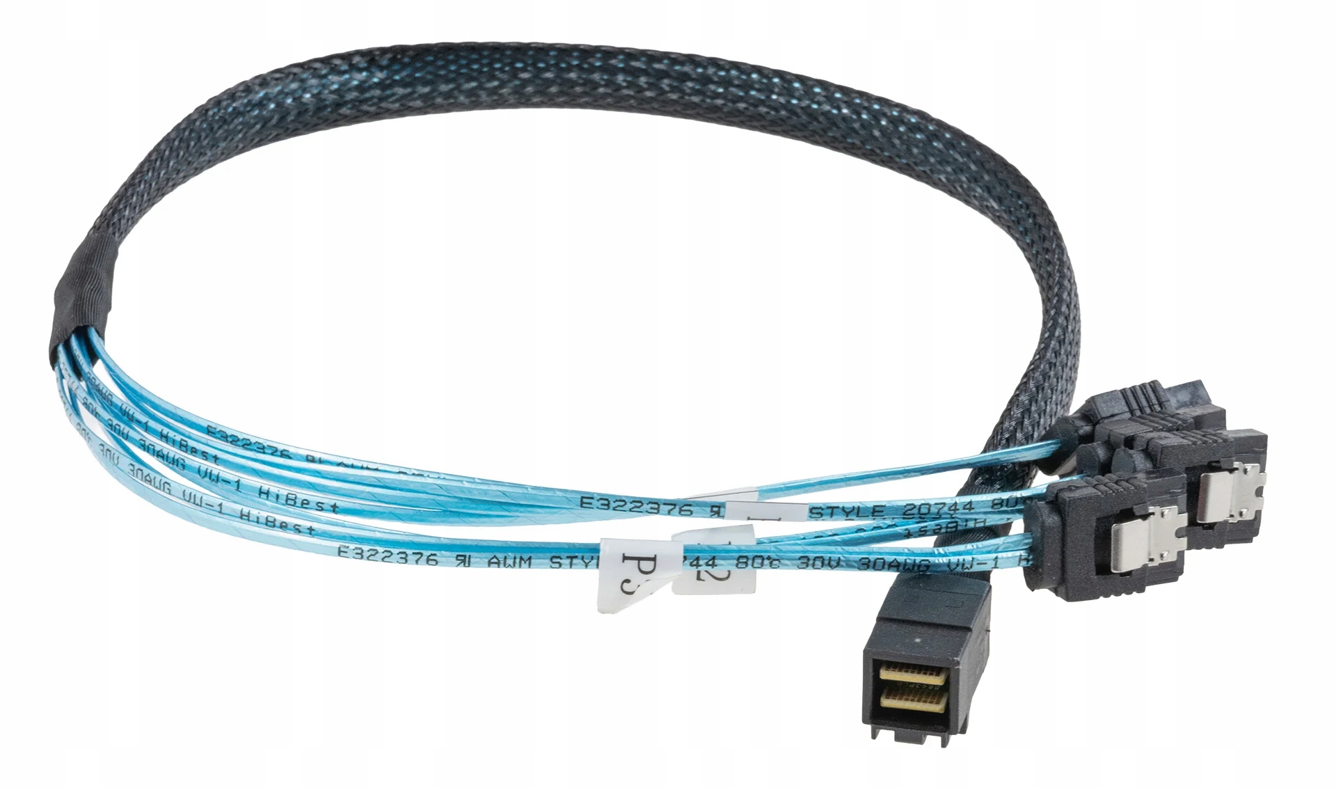 Kabel Mini SAS HD SFF-8643 do 4x SATA