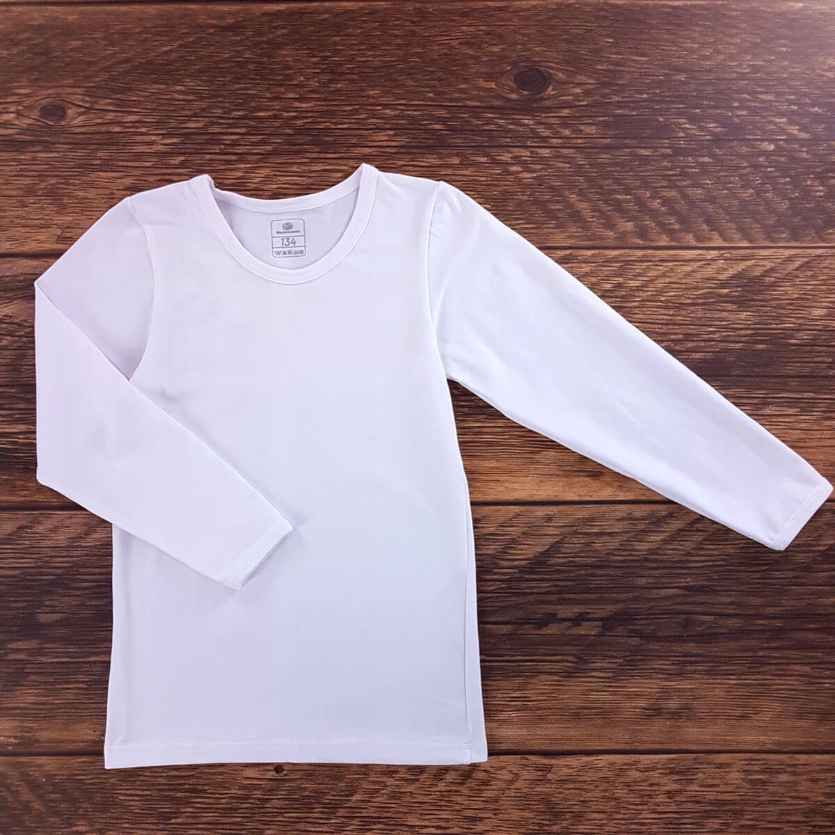 Marcinkowski biała podkoszulka dziecięca długi rękaw bielizna komunijna 152 Rękaw długi rękaw