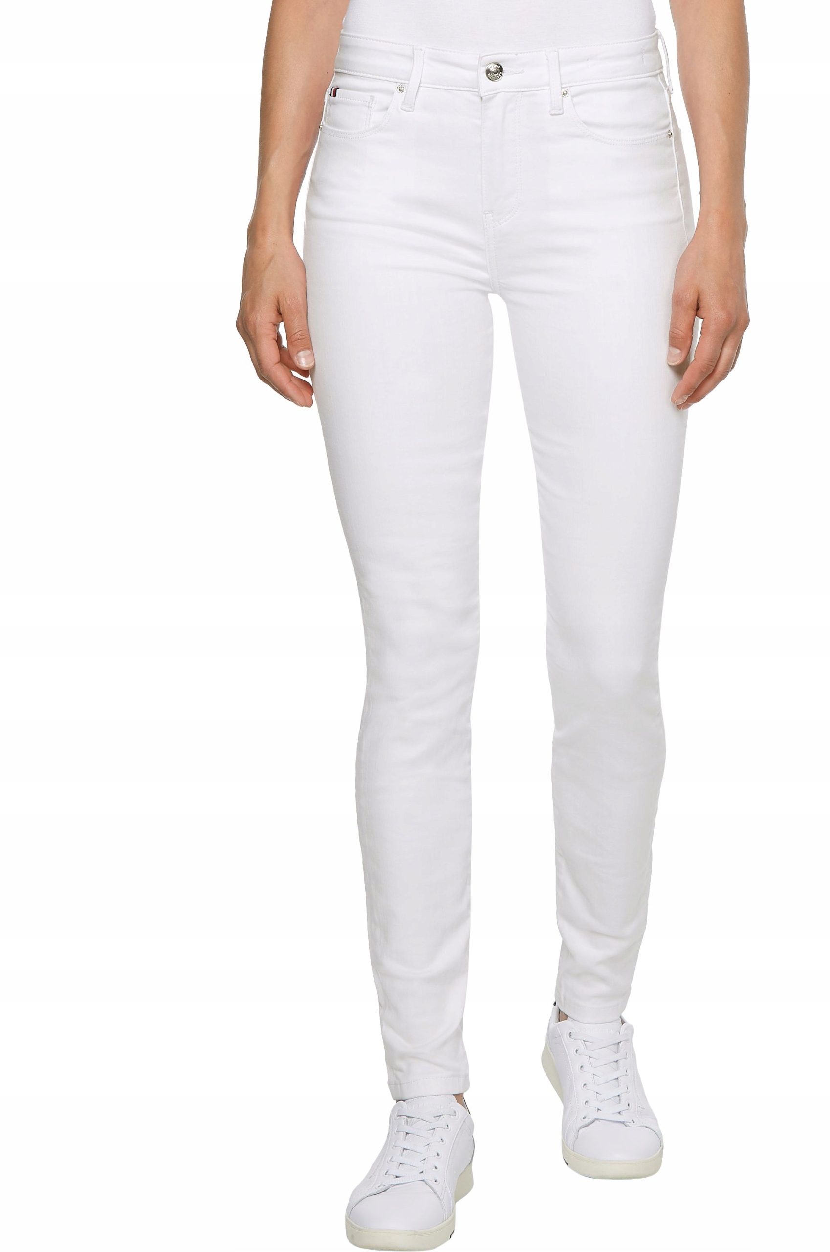 

Tommy Hilfiger Damskie Spodnie Flex White r. 26/30