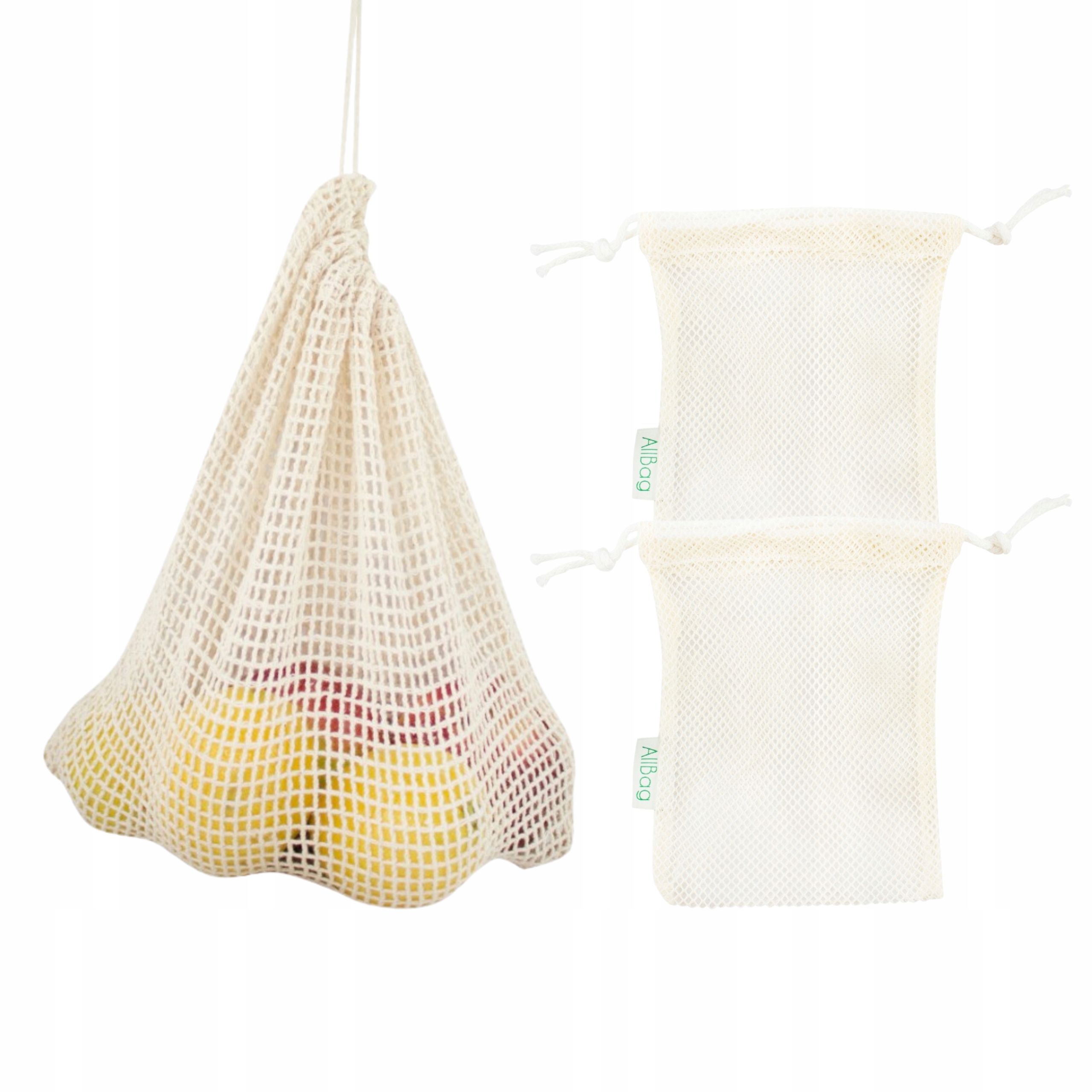 

3 x Woreczki Bawełniane Ecru Zero Waste 25 x 30