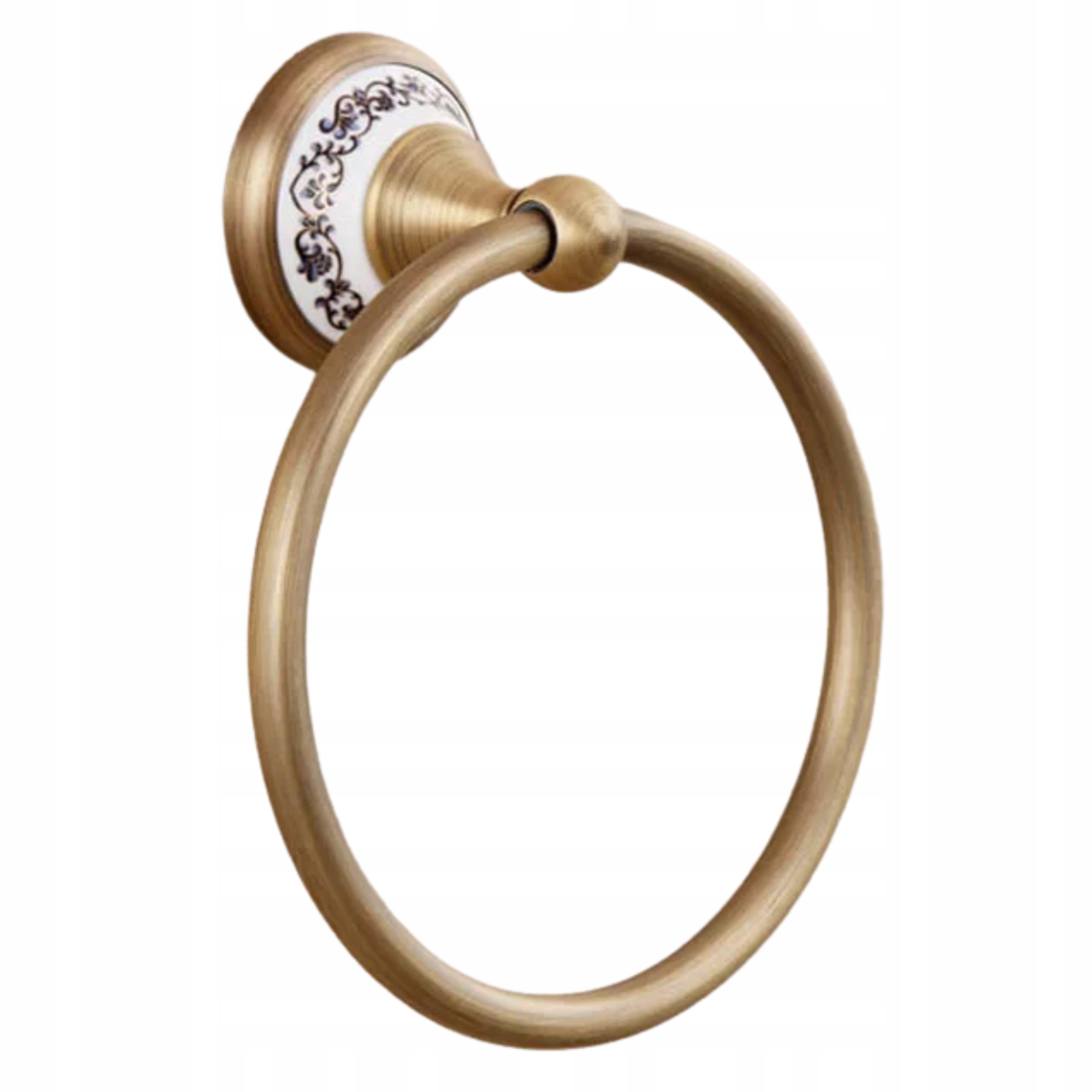 Koupelnový Věšák Na Ručníky Ring Retro Styl Mosaz Na Zeď Zdobený