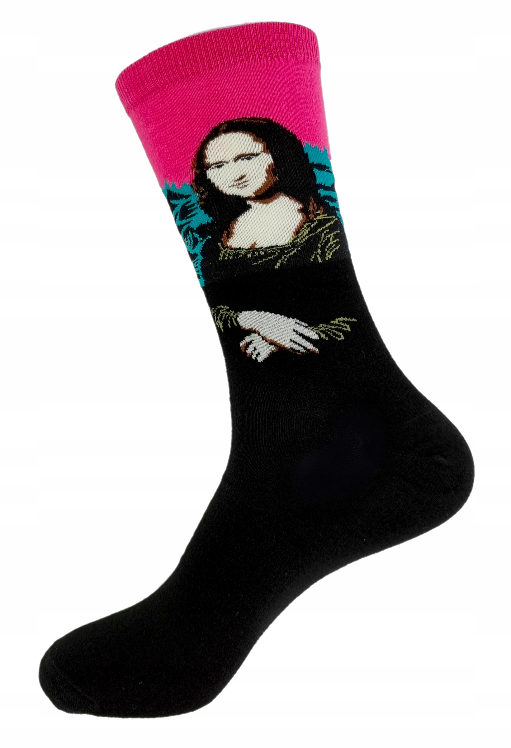 

Skarpetki Tkane Obrazy Mona Lisa Różowa 39-45