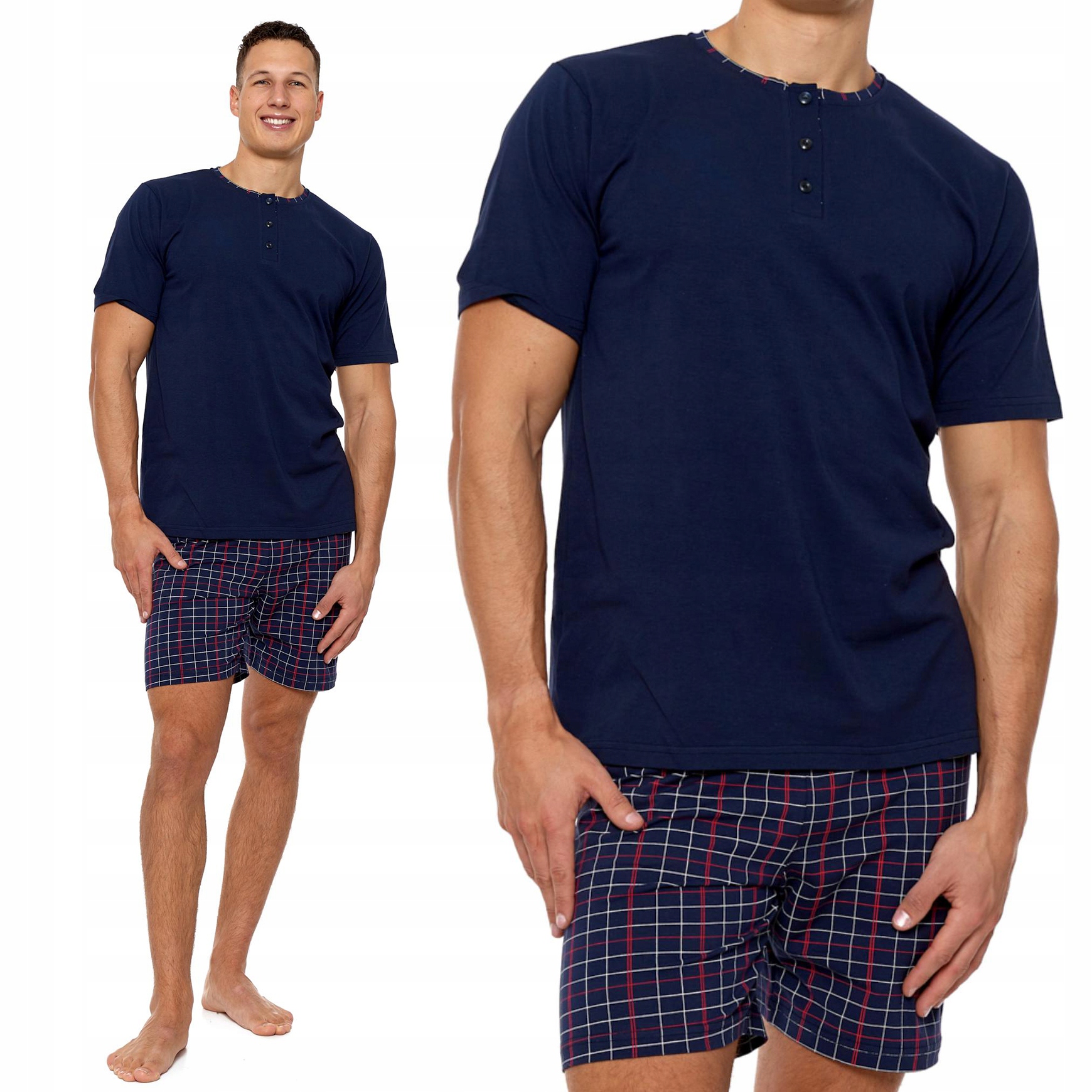 

Moraj Piżama Męska Bawełniana Krótki Rękaw XXL