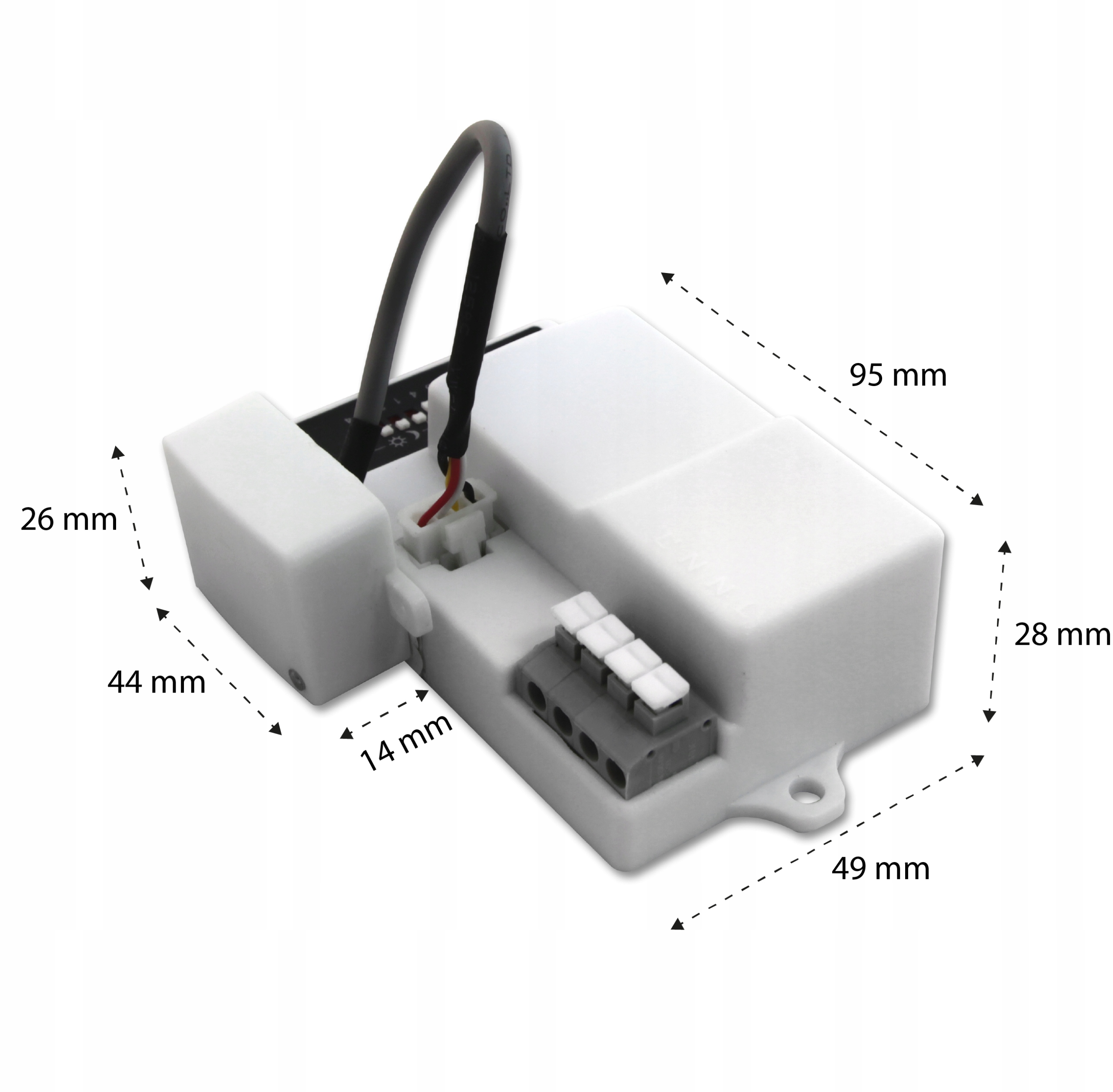 Czujnik RUCHU zmierzchu LED sensor MIKROFALOWY Rodzaj czujnika czujnik ruchu