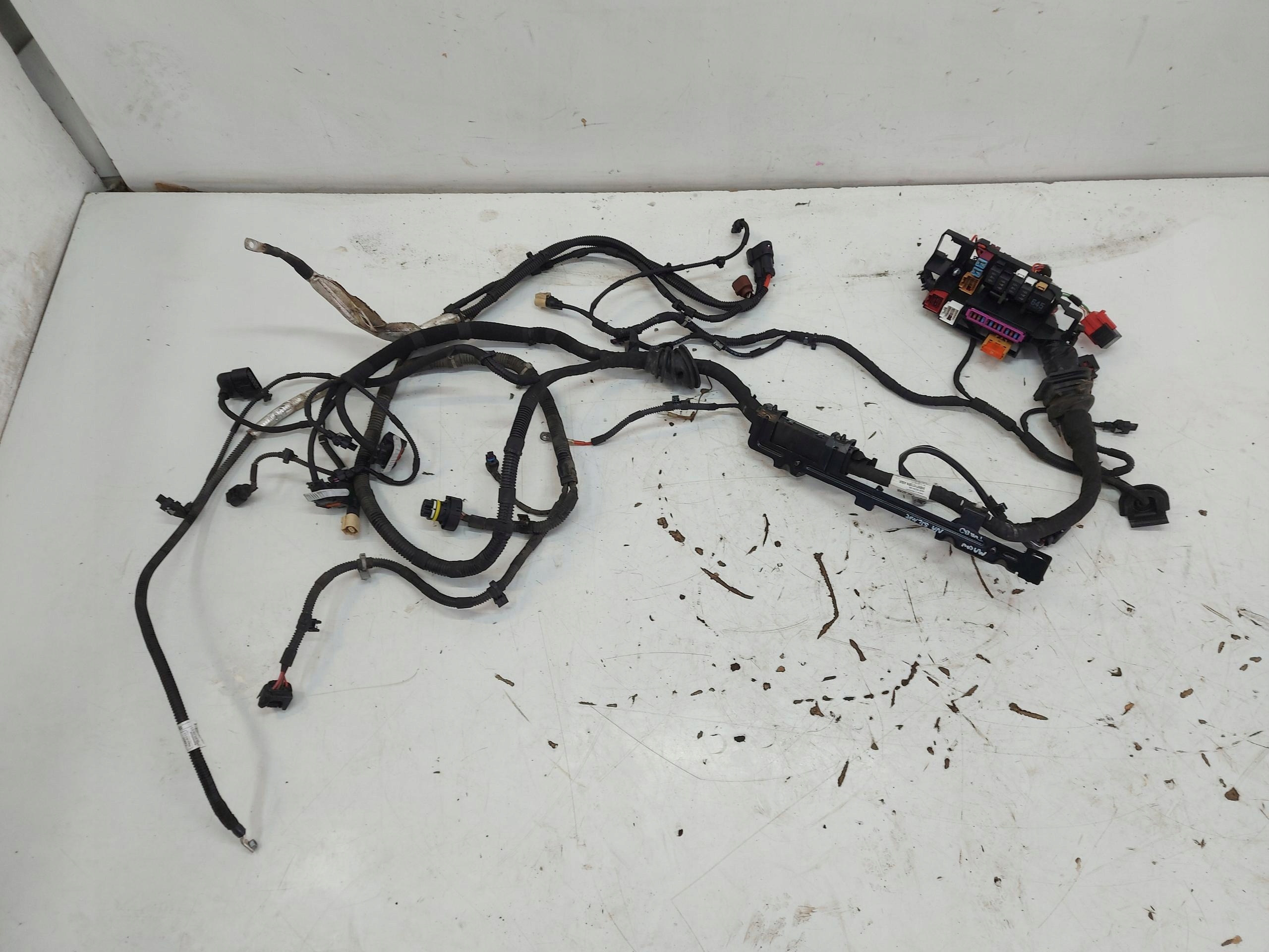 Porsche Macan Turbo II bundle wiring for engine of the engine 2.9 tfsi turbo