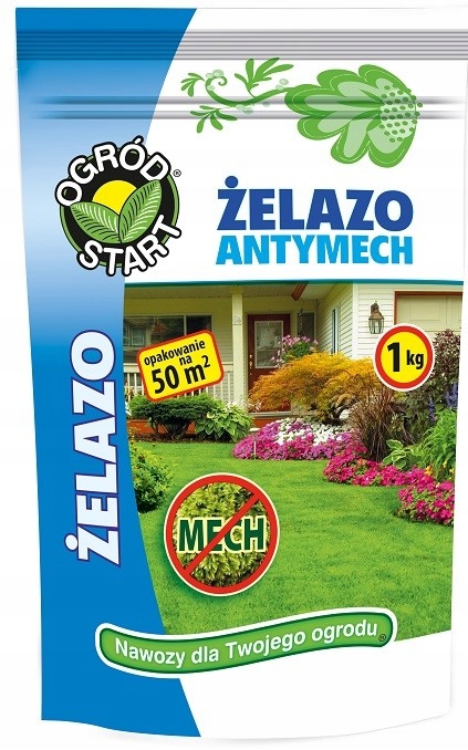 

Nawóz do trawników Antymech-Żelazo 1kg Ogród Start