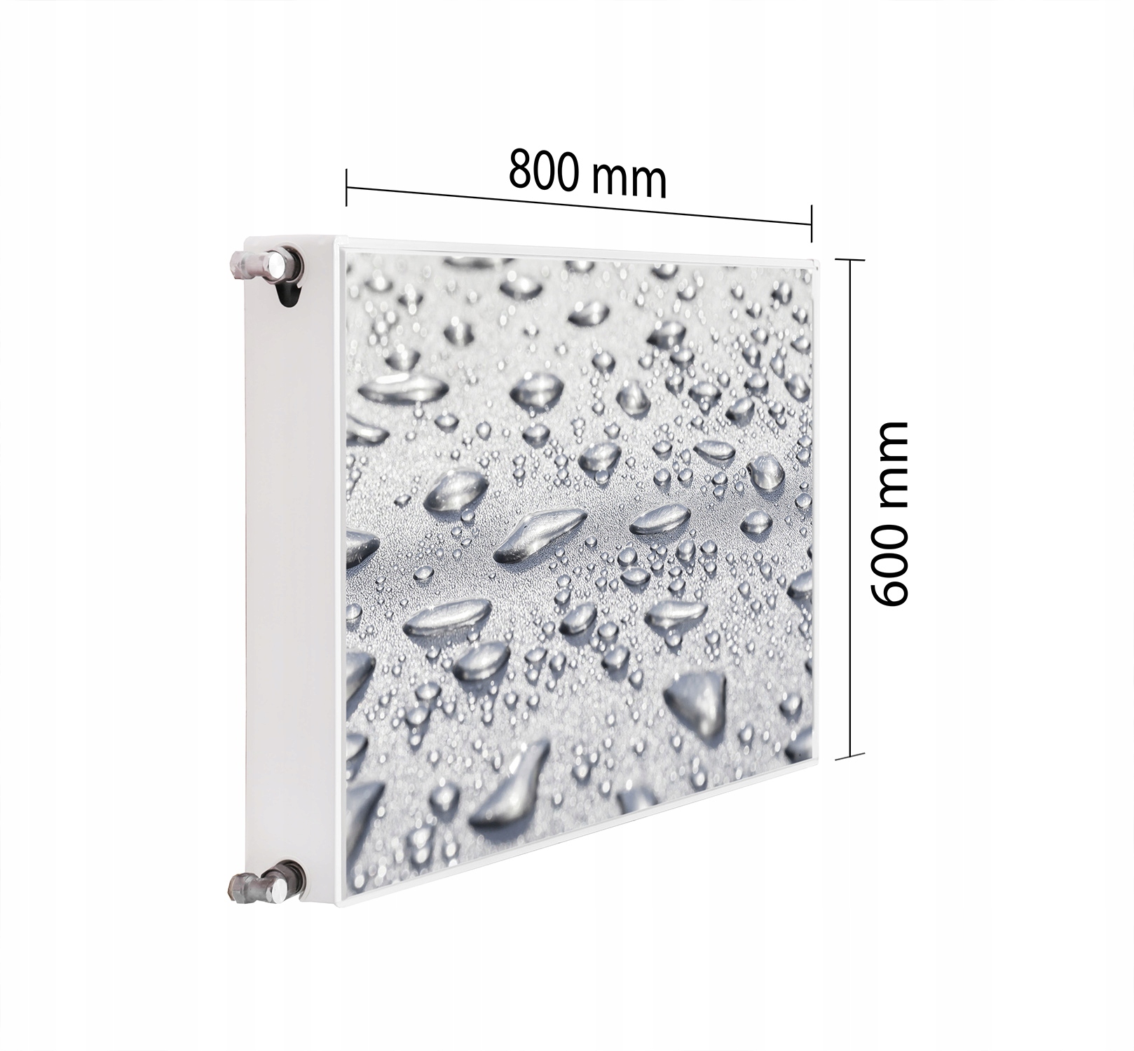 Magnetická Krytka Na Radiátor 80x60 Kapky Podložka Magnet