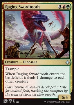 Raging Swordtooth Ixalan