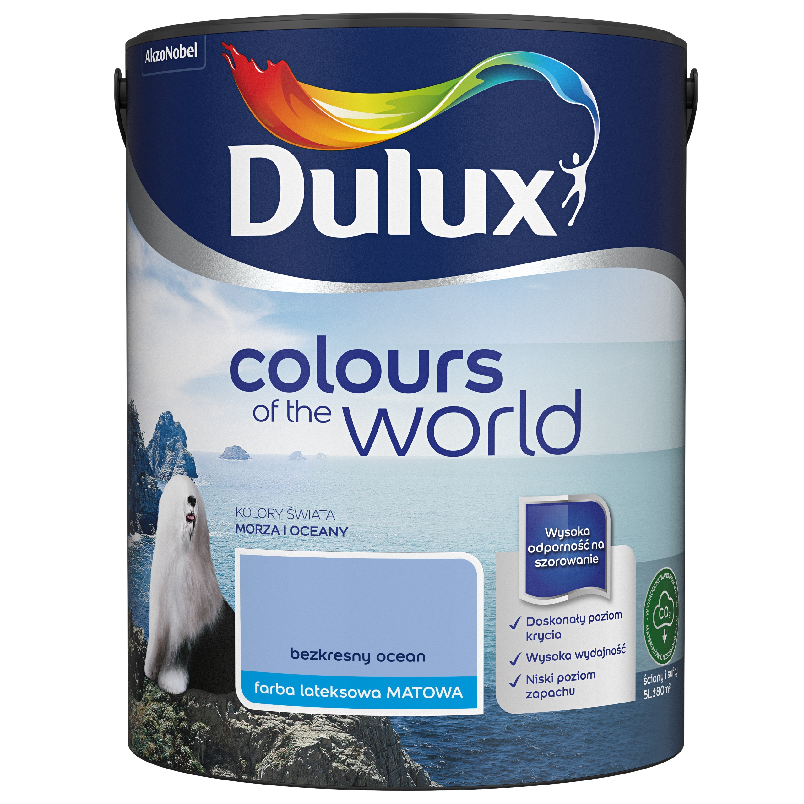 Dulux Colours Of The World Barva Emulzní Barva Nekonečný Oceán 5L