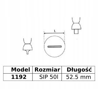 Dysza Lutownicza do stacji HotAir SIP 50L 1192 Marka WEP