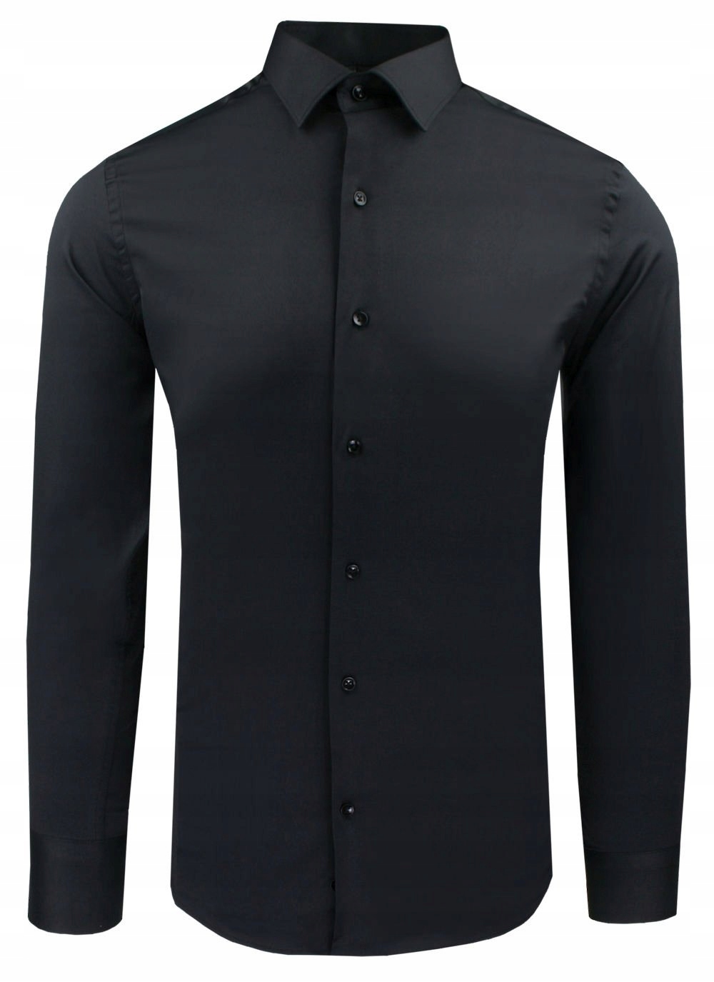 Jemně zeštíhlená pánská košile (slim) Lanier černá 38/176-182