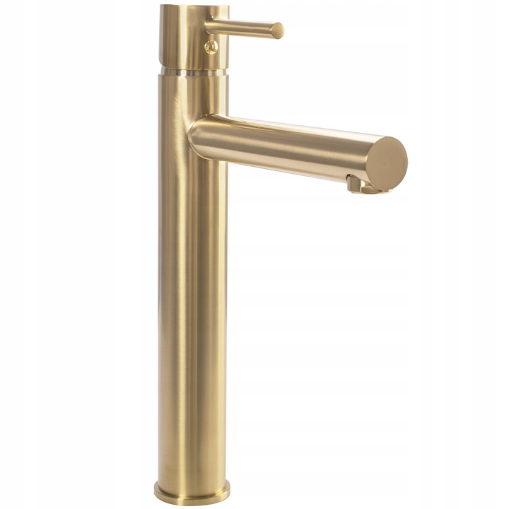 

Bateria Umywalkowa Tess Gold Szczotkowana Rea