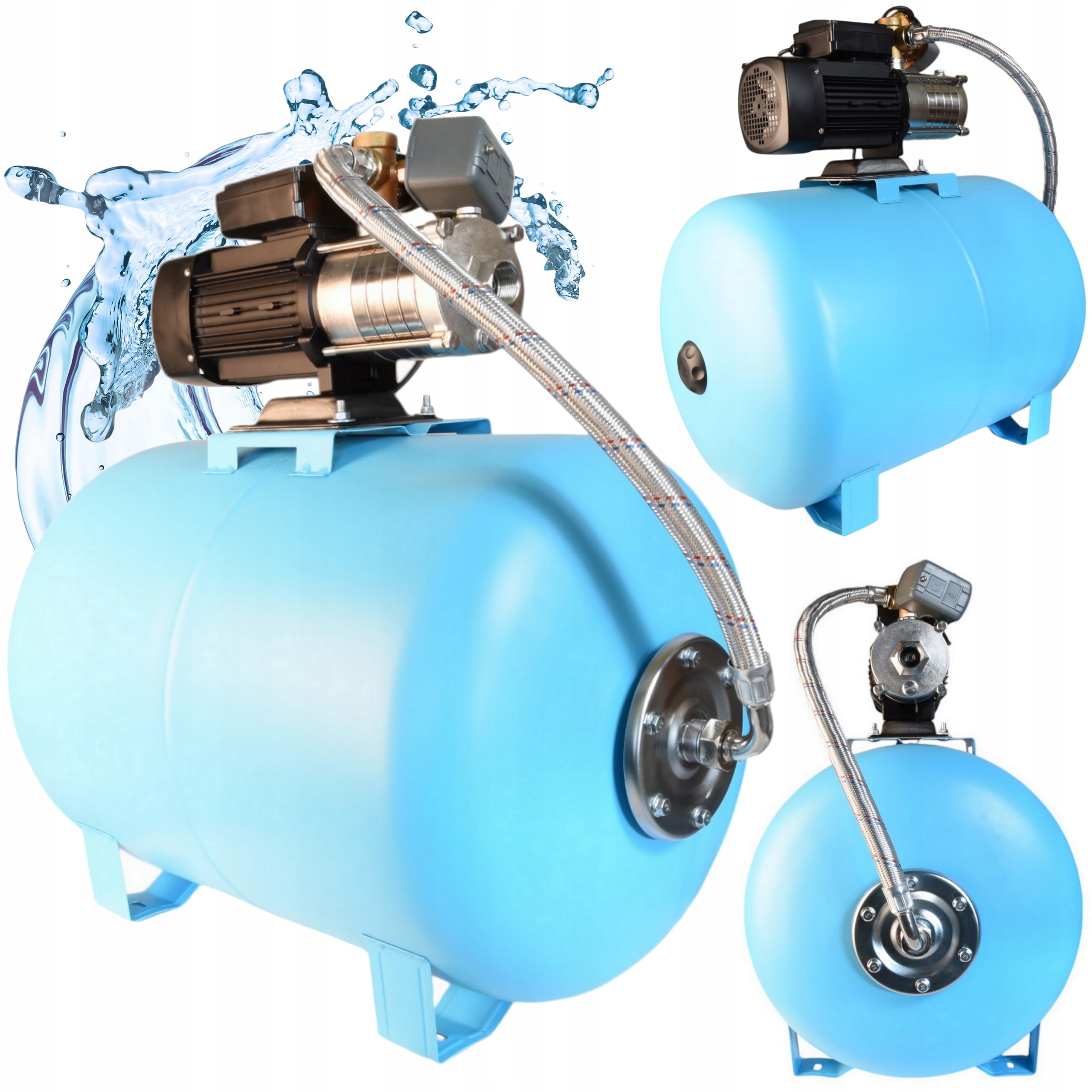 Hydrofor Na Vodu 100L Čerpadlo Alpinox 550W Silné rotory Inox Premium 4200l/h