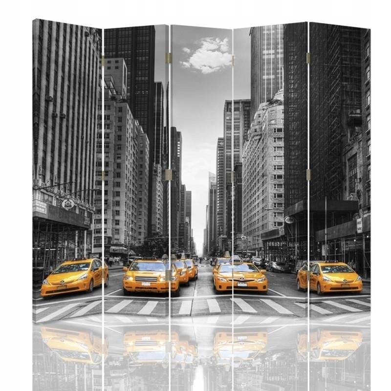 Obojstranný paraván New York Taxi 180x170