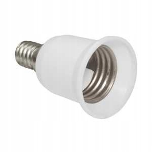 

Przejściówka Adapter Żarówki E14 Na E27 Do Led