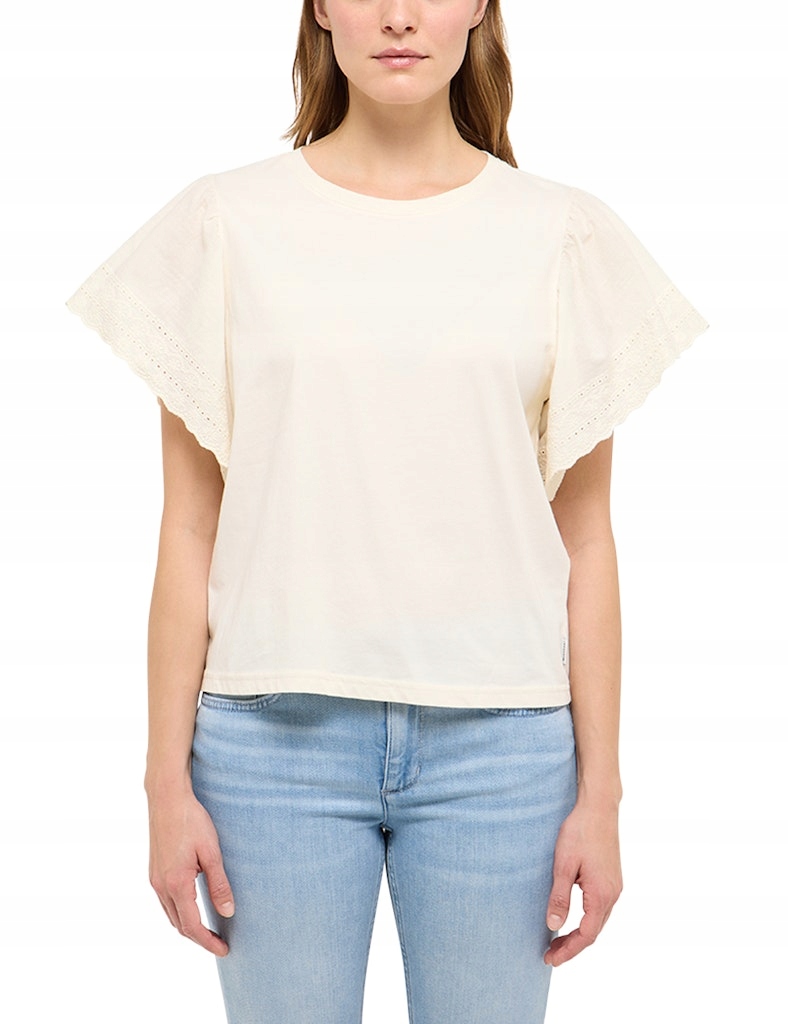 Mustang 1017697 2013 bílá tričko s výšivkou, tričko Lima Kochland