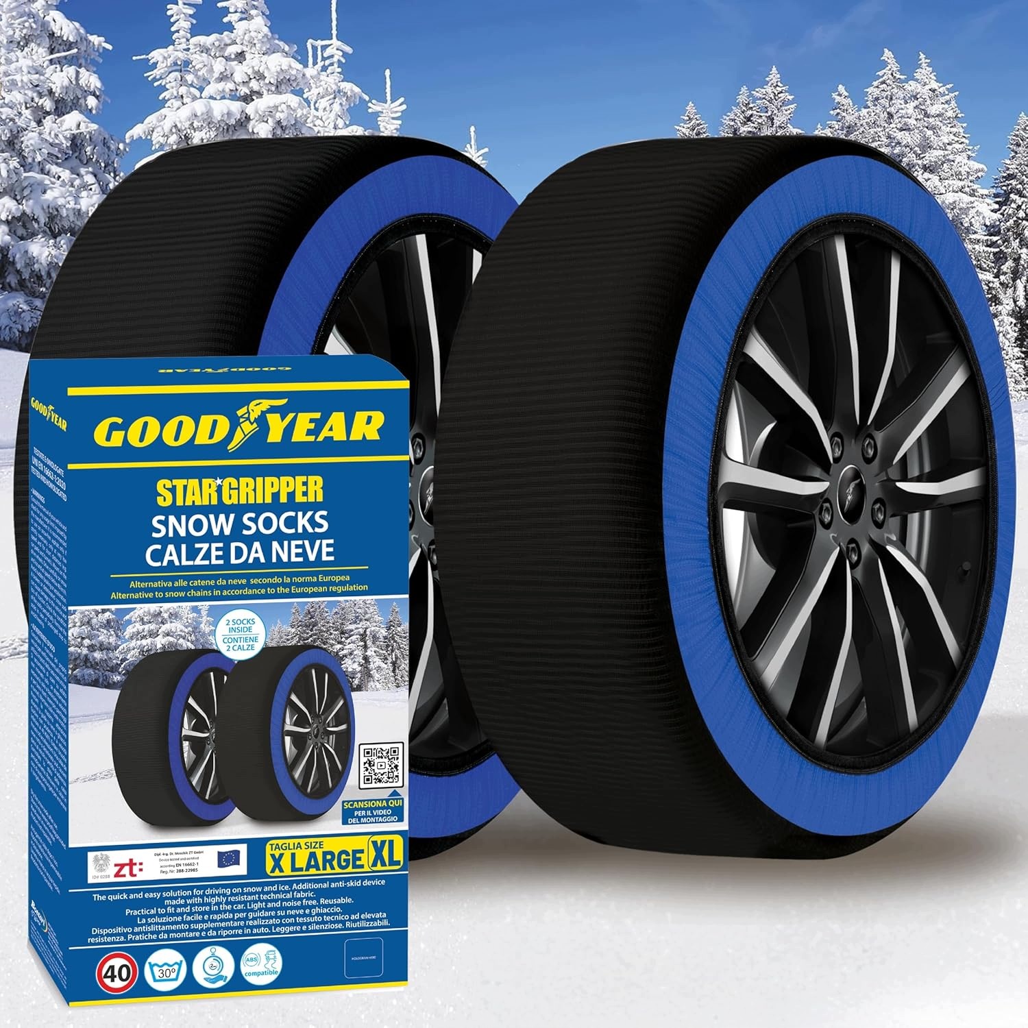 Goodyear Protisnežné Ponožky Star Gripper Veľkosť XL R14-R21