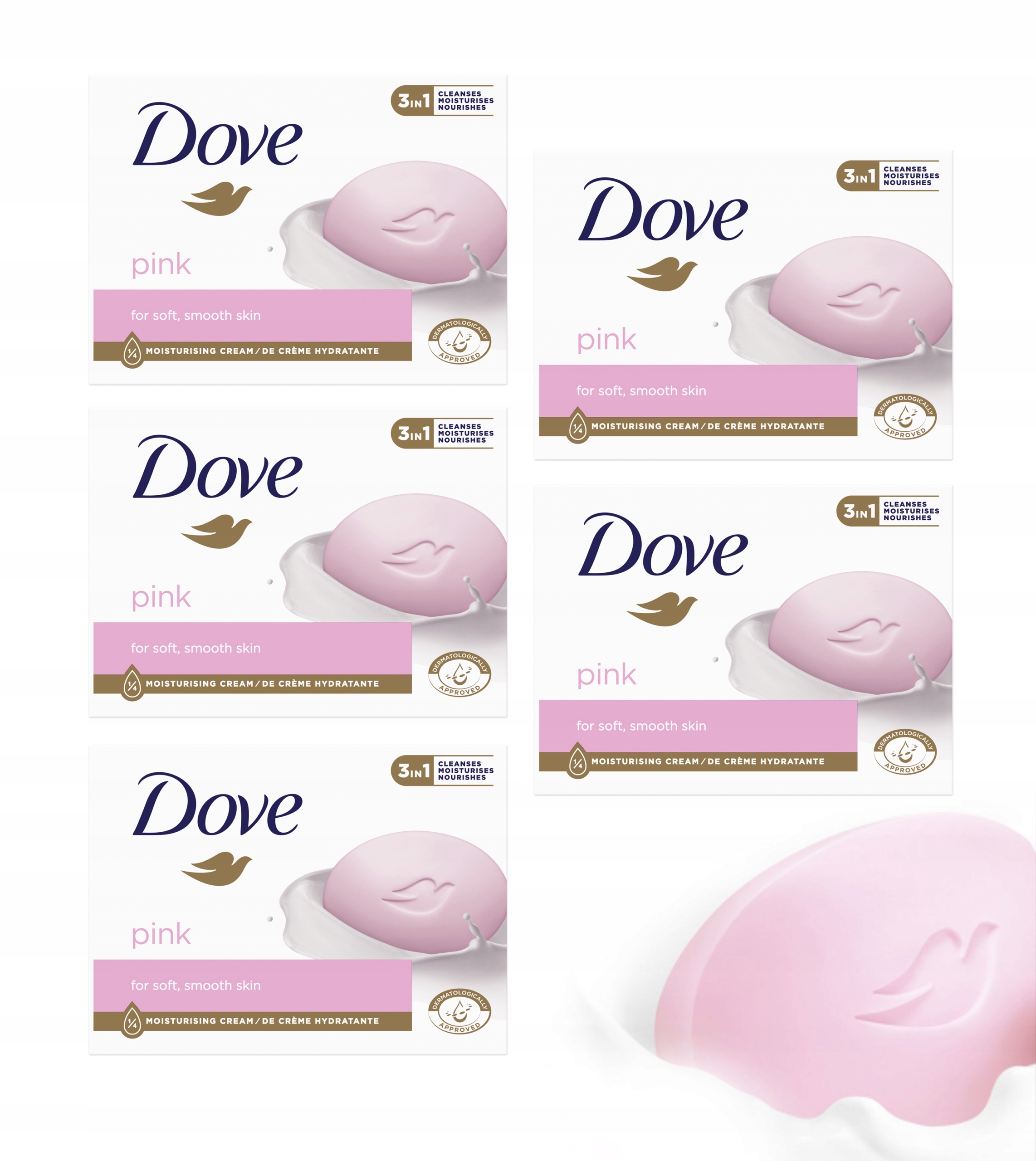 

Dove Mydło w kostce Pink 90g