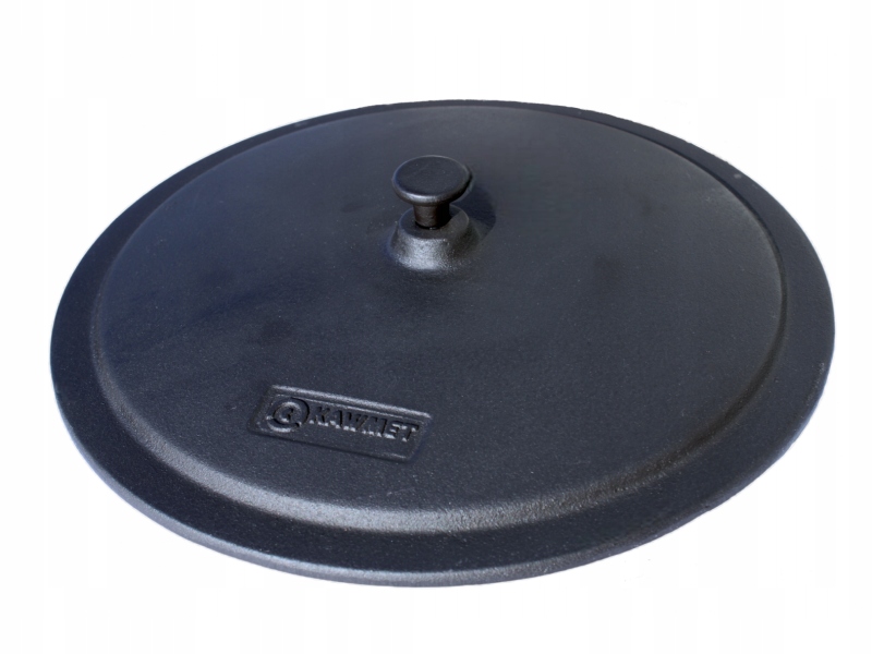 KOCIOŁEK MYŚLIWSKI ŻELIWNY NA OGNISKO PRAŻONKI PIECZONKI KAWMET 8 LITRÓW Pojemność 8 l