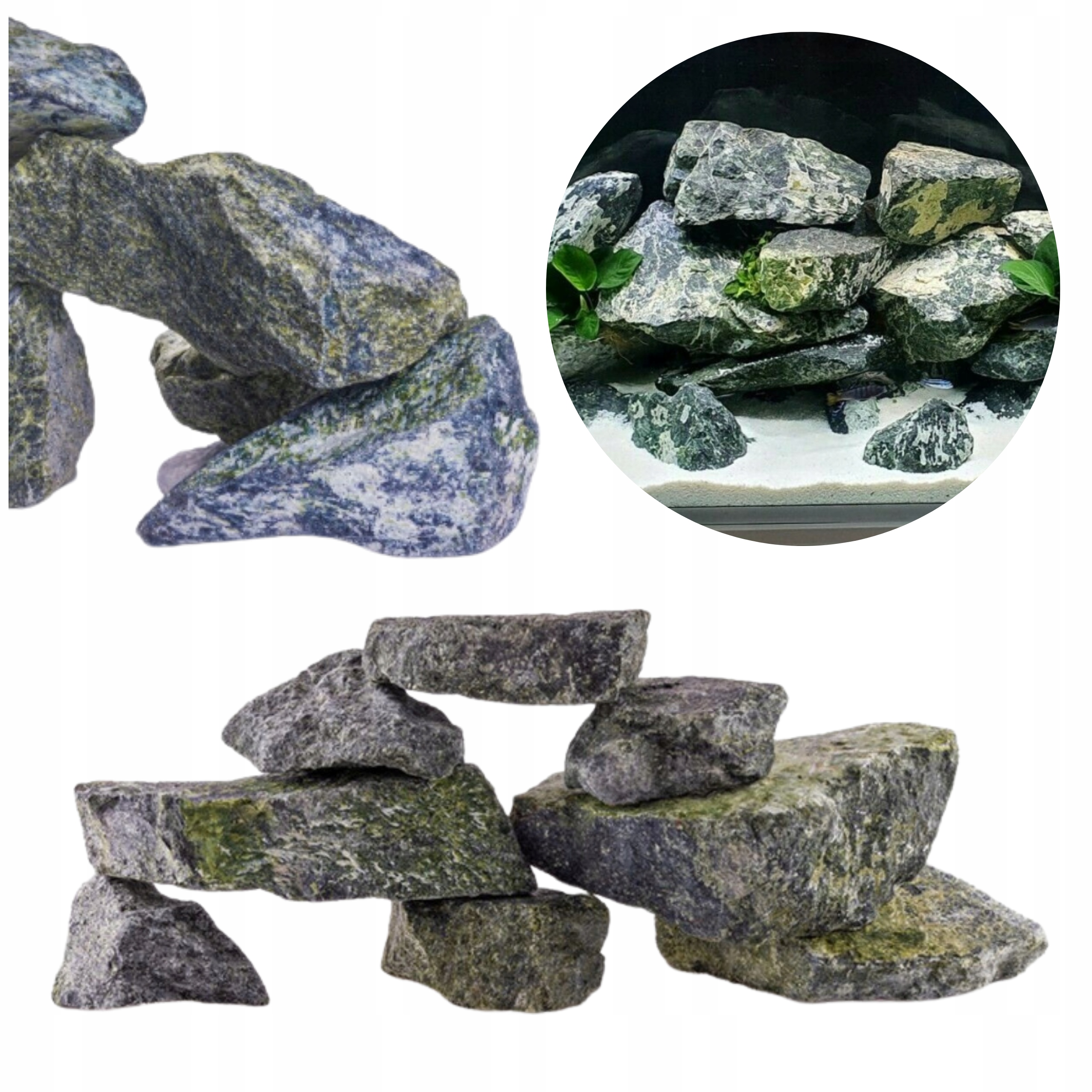 Green Rock Sada 24 kg kamenů do akvária