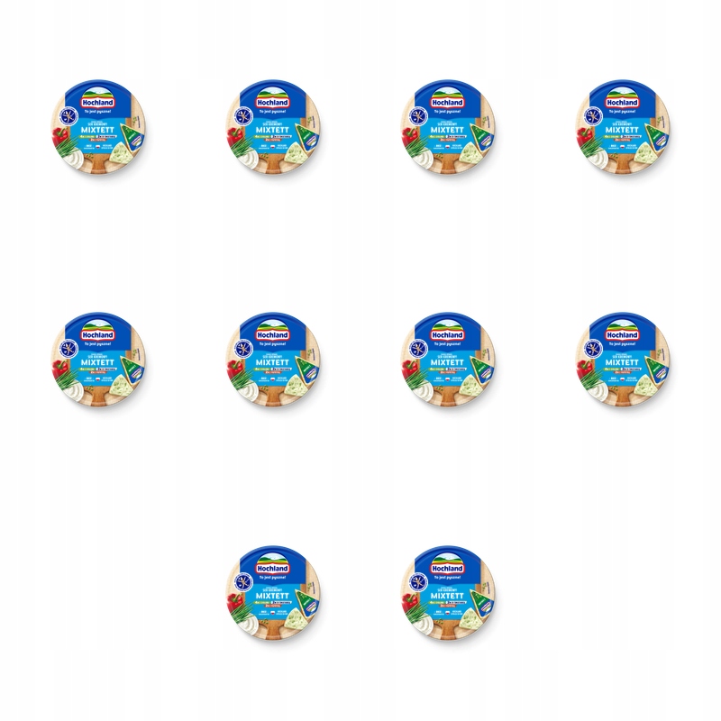 Hochland Mixtett Krémový sýr roztavený v trojúhelníkech 180 g X10