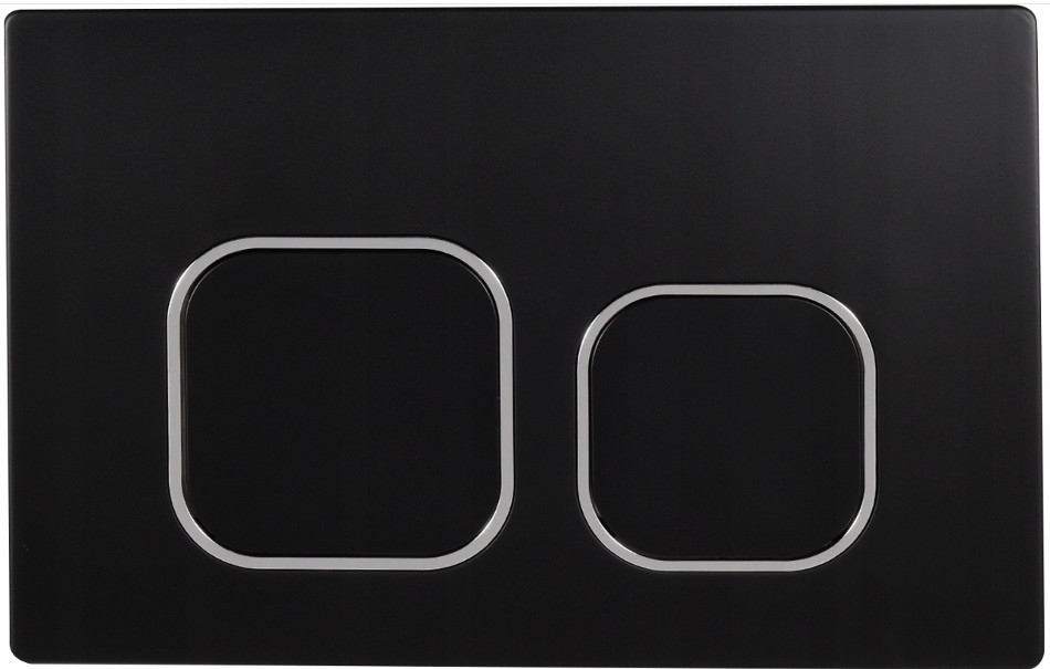 Splachovací tlačítko pro Wc stojan Jomo Werit JomoTech černá matná chrom