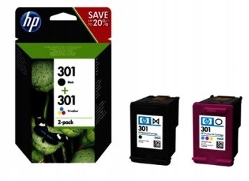 Hp Inc. Combo Pack Tusz 301bk+cl N9J72AE