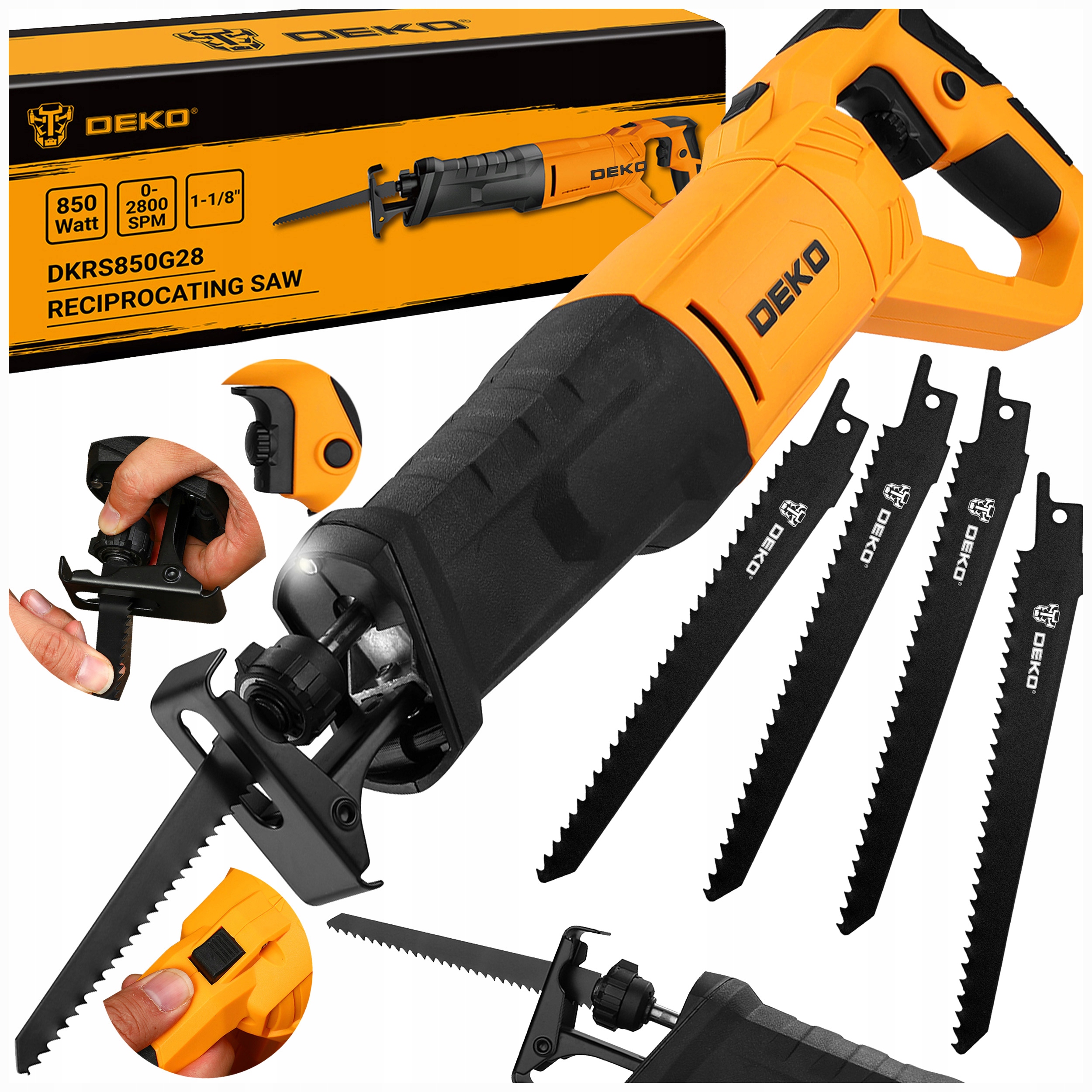 Pila Ocaska Síťová Pila Ocaska Nůž Výkonná Řezačka 850 W Otočná Deko