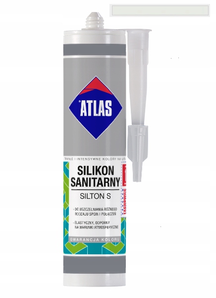 ATLAS SILIKON SANITARNY SILTON 001 BIAŁY 280 ml