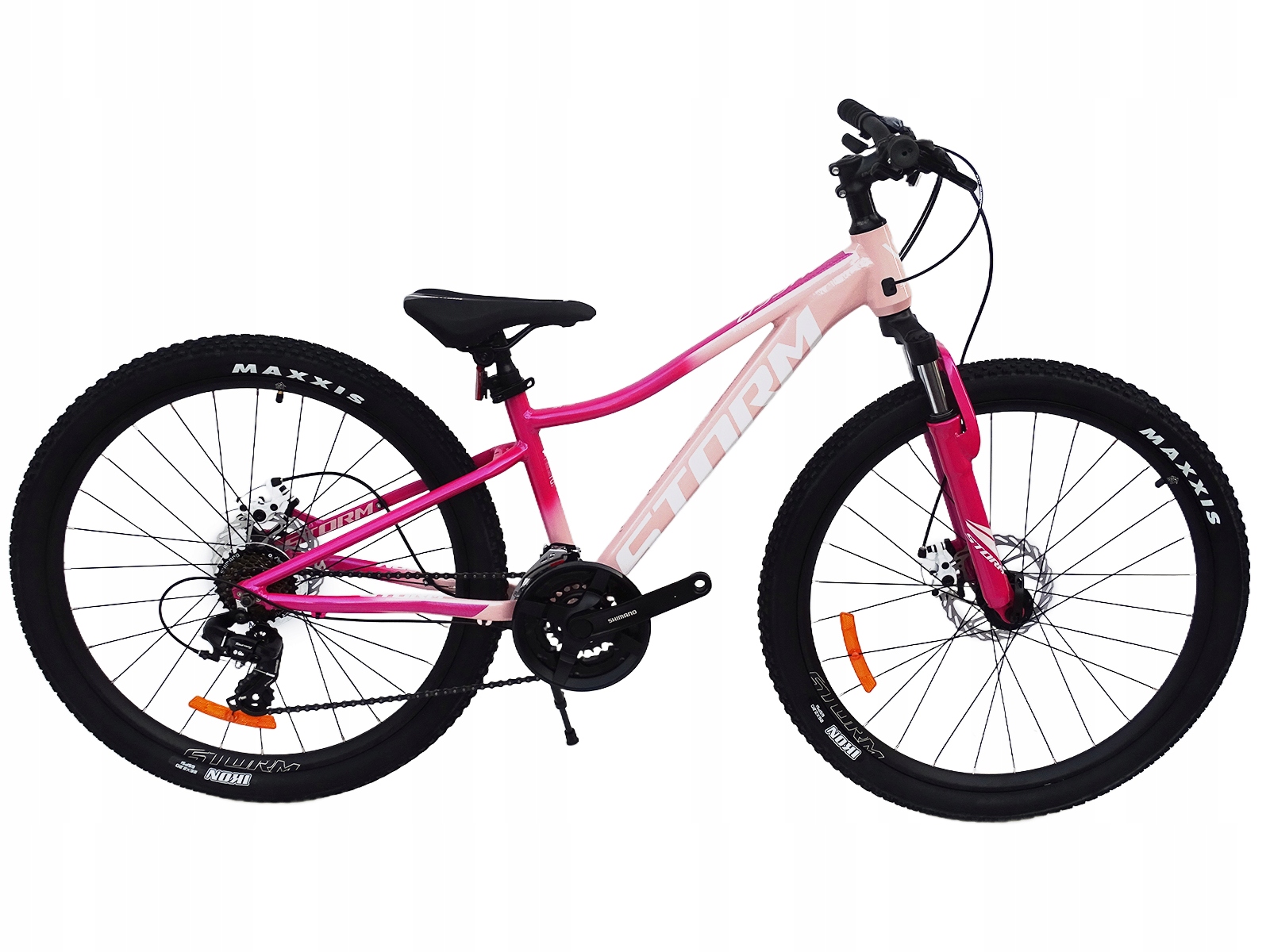 Rower 26 Storm Górski Mtb Aluminiowy Queen 1.0 13'' Różowy Puder Zamknięcie