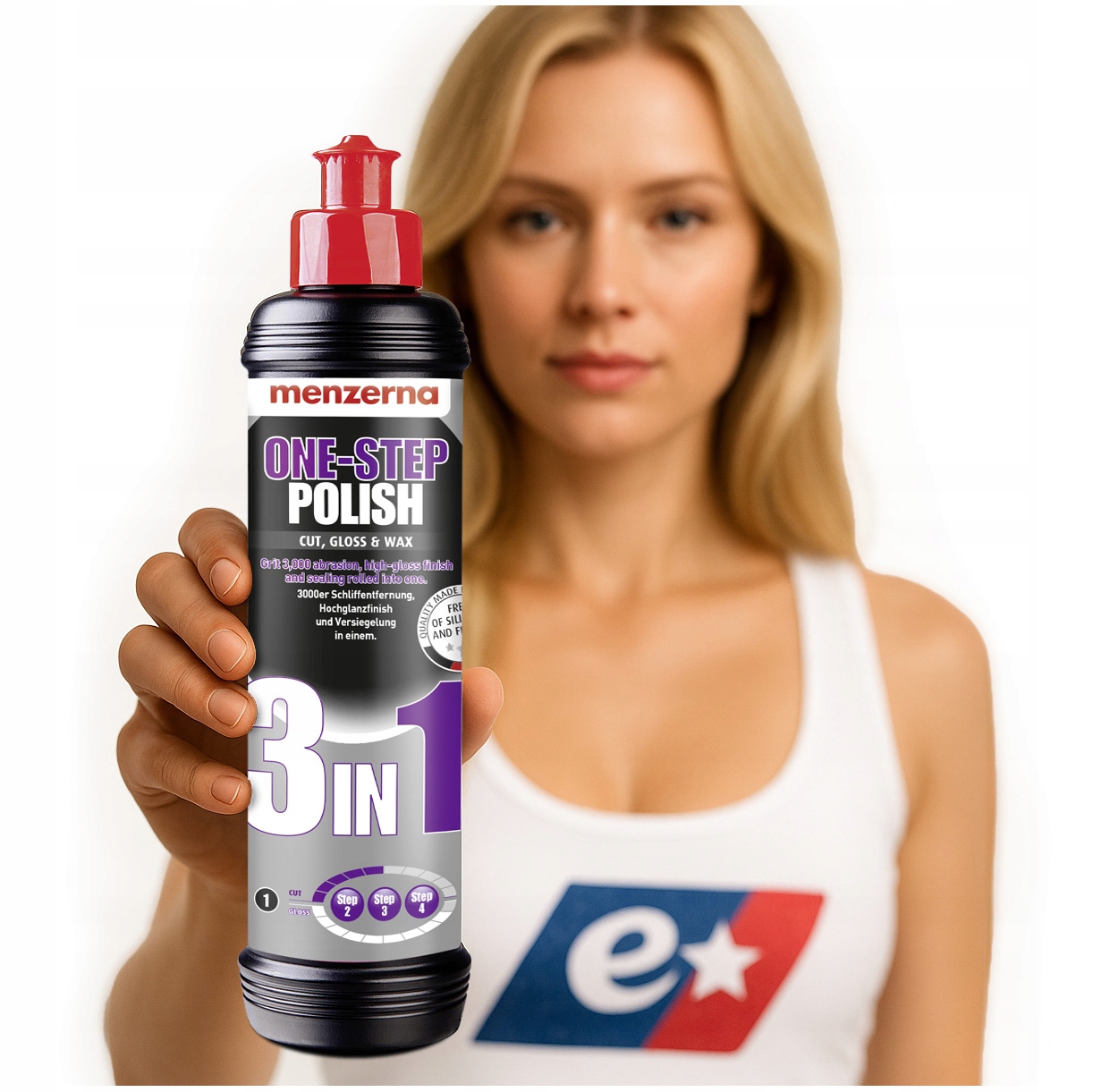 Pasta Polerska Menzerna Do Lakieru 3w1 One Step 250ml