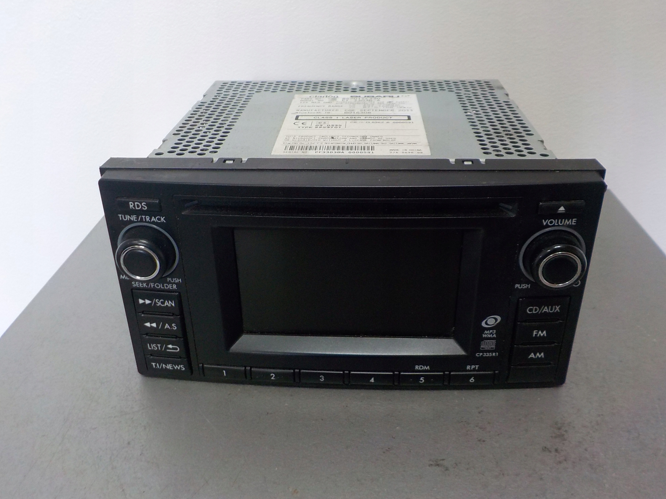 SUBARU FORESTER III SH RADIO Navigation FABRYCZNA