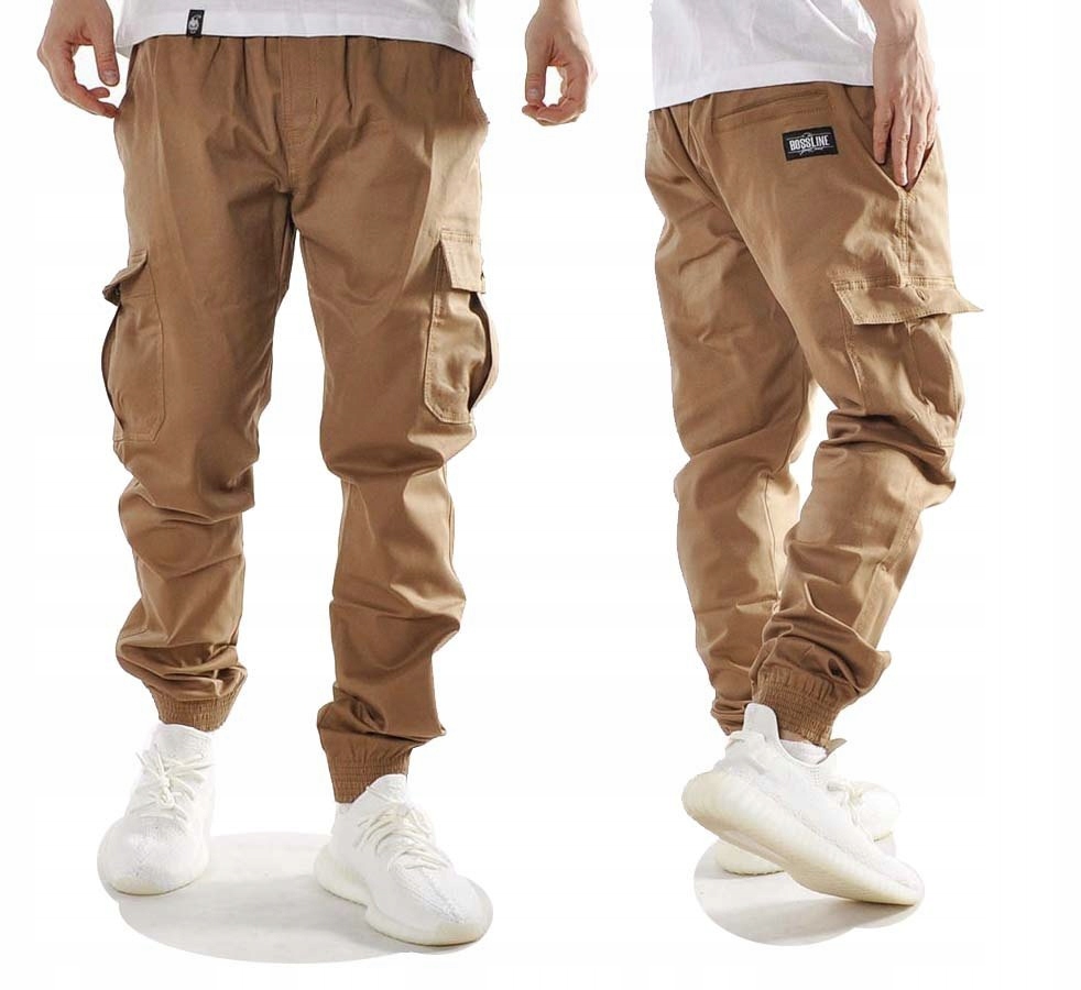

Spodnie L Bossline Cargo Jogger joggery karmel