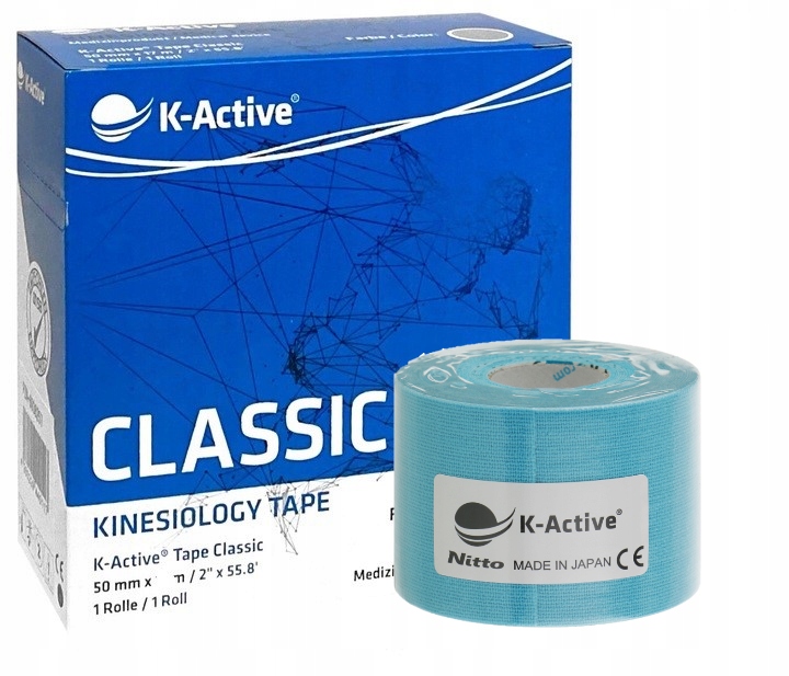 

Japońskie K-active Kinesiology tejpy Nitto Denko
