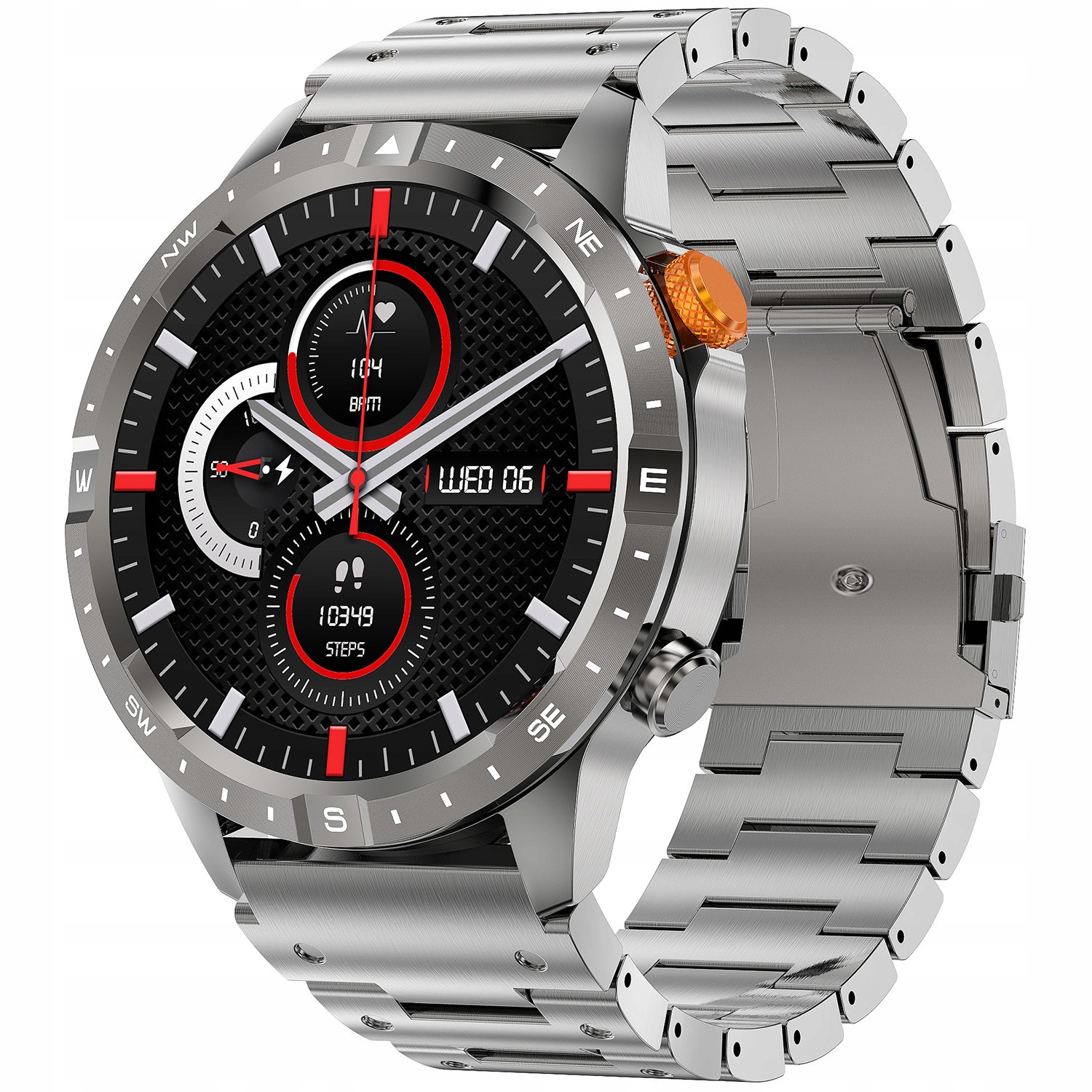 Hodinky Chytré Hodinky Pánské Hagen HB16.111.1111 stříbrné