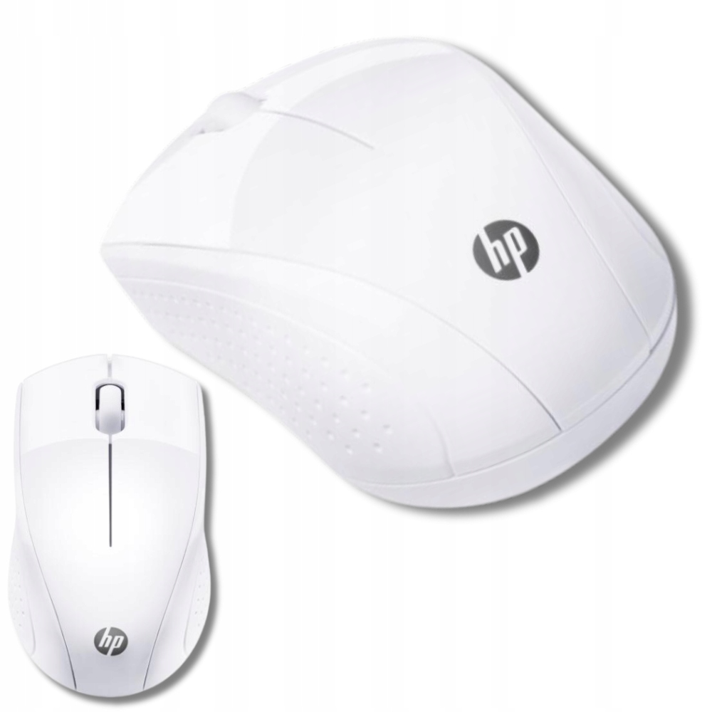 Bezdrátová počítačová Myš myš Hp bílá, optický senzor Usb