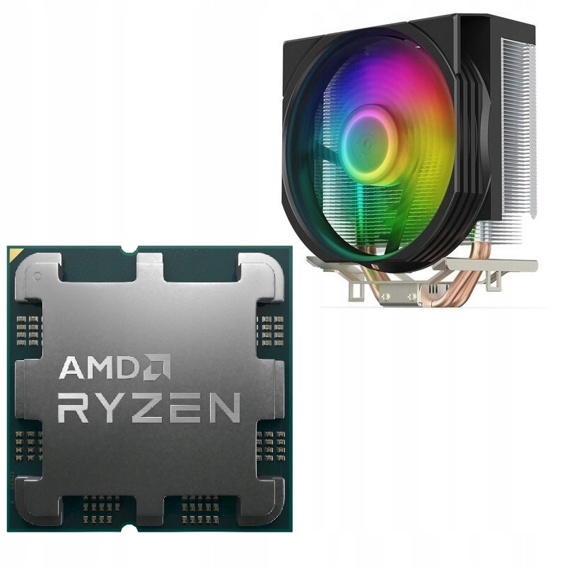 Procesor Amd 7800X3D Ryzen 7 AM5 Argb chlazení Endorfy Spartan 5 Pasta