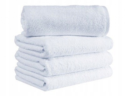 

Ręcznik Biały Gładki Hotelowy 70x140 450g/m2