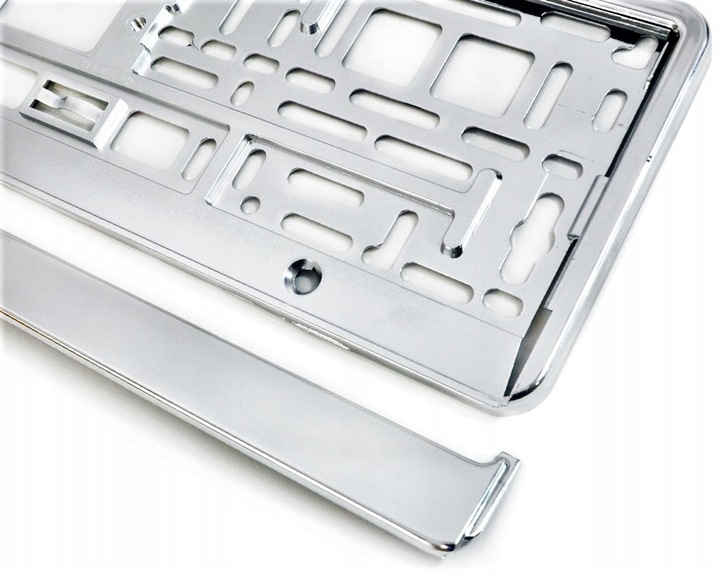 RAMKA PODKŁADA TABLICY REJESTRACYJNEJ CHROM POŁYSK