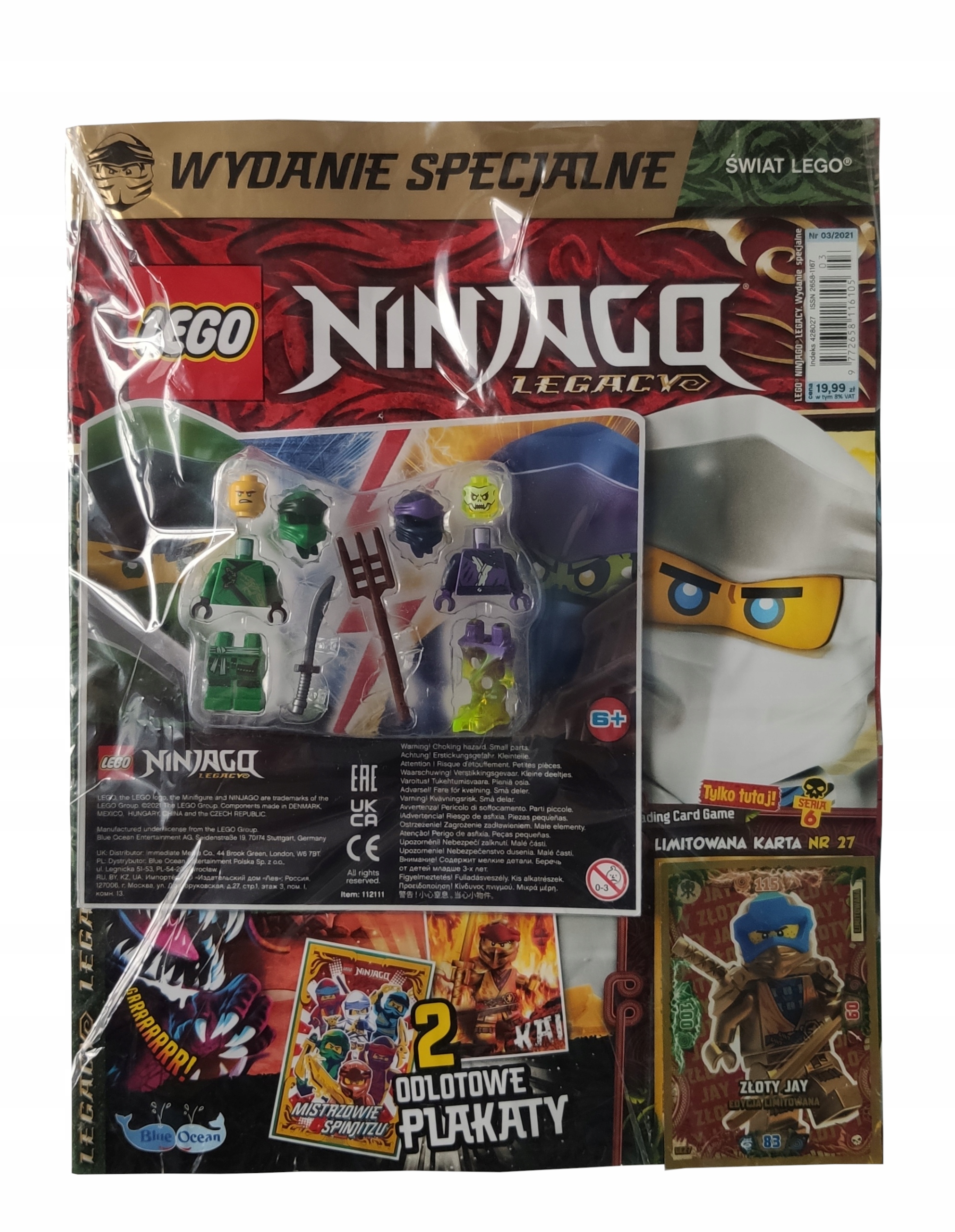 Magazyn LEGO Ninjago Legacy Minifigure - 03/2021-Lloyd vs Ghost 112111