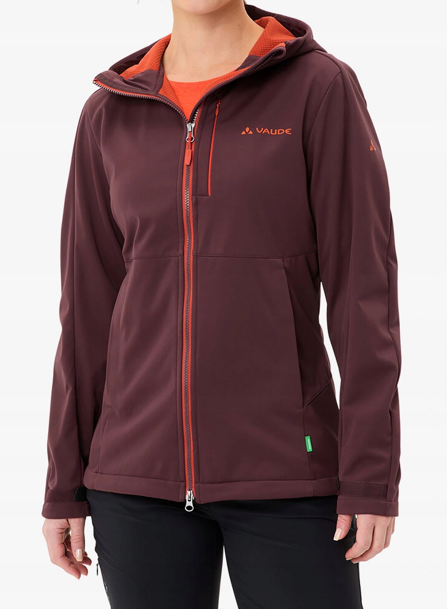 Dámská softshellová bunda Vaude All Year Elope Softshell II dark oak 40 M