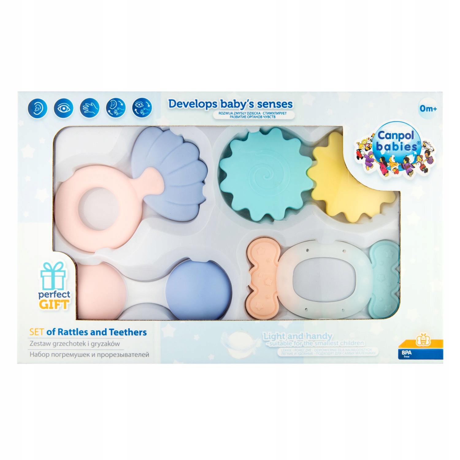 CANPOL ZESTAW PIERWSZYCH GRZECHOTEK 4SZT. 79/401