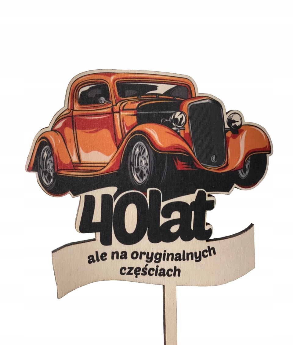 

Topper Na Tort Przebieg- 30, 40, 50 Motor Harley