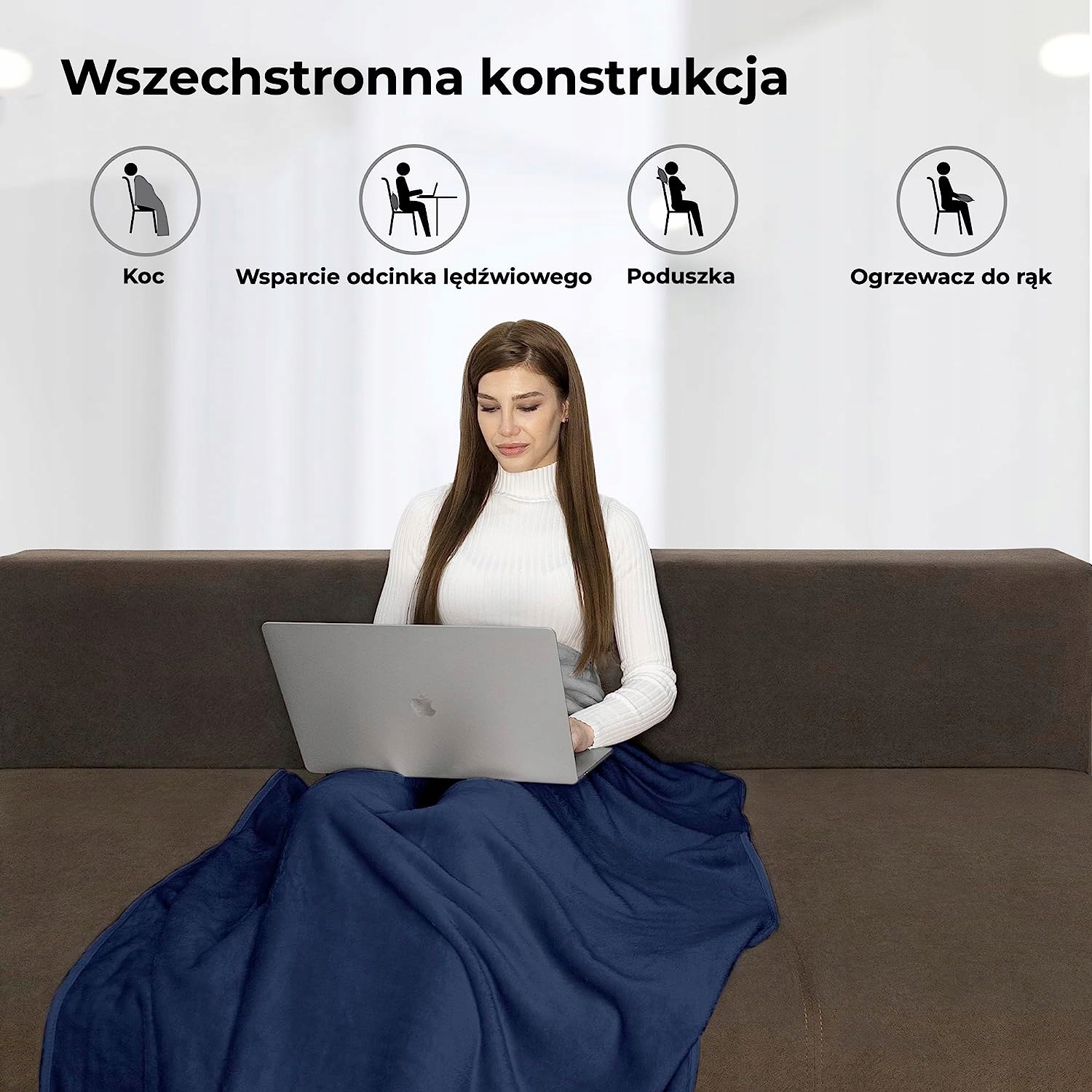 KOC PODRÓŻNY I PODUSZKA LOTNICZA BAGAŻ + POKROWIEC Model CAY