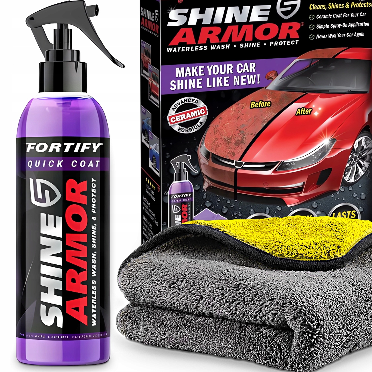 3w1 Polimerowo Ceramiczna Ochrona Lakieru Shine Armor Wosk Ceramiczny Wax
